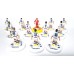 Subbuteo Andrew Table Soccer Cagliari away kit 2019-20 on WSB Professional bases